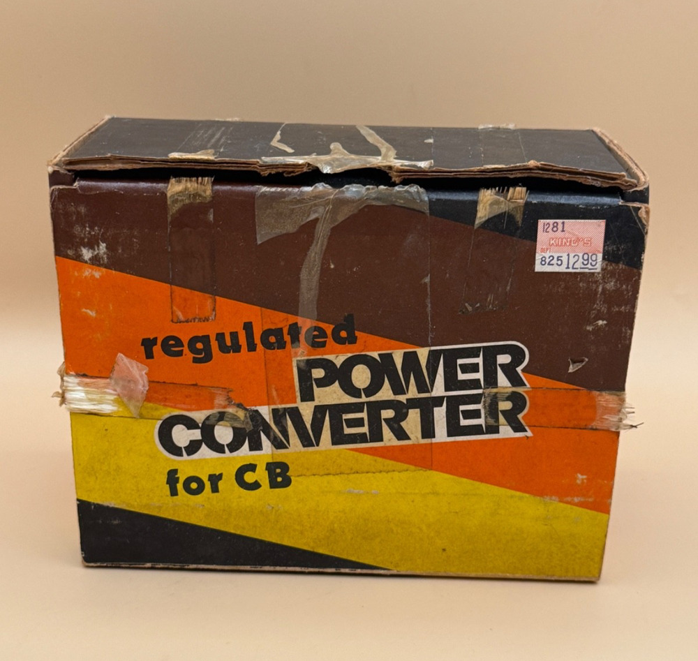 💡 Vintage XK12 Regulated Power Converter CB Radio Power Supply w/ Box NOS